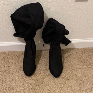 Over the Knee Women's Black Boots